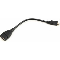 Кабель-переходник Cablexpert USB 2.0 OTG USB-AF/Micro-BM, 0.15м, пакет A-OTG-AFBM-001