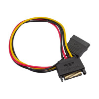 Удлинитель кабеля питания Cablexpert, 15pin/15pin, 30см SATA CC-SATAMF-01