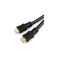 Кабель Cablexpert HDMI 19M/19M, v2.0, медь, позол.контакты, экран, 15м, черный, пакет, CC-HDMI4-15M