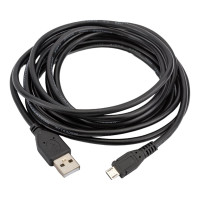 Кабель Cablexpert Pro USB 2.0 AM/micro BM 5P, 3м, экран, черный, пакет CCP-mUSB2-AMBM-10