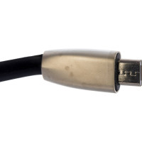 Кабель Cablexpert USB 2.0 AM/microB, серия Gold, длина 1.8 м, черный, блистер, CC-G-mUSB01Bk-1.8M