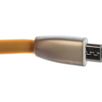 Кабель USB 2.0 Cablexpert, AM/microB, серия Gold, длина 1м, блистер, золотой CC-G-mUSB01Gd-1M