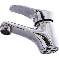 Смеситель для умывальника Zollen Mainz короткий излив, 2 шпильки, картридж 35 мм MA53410522 443386