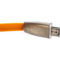 Кабель Cablexpert USB 2.0 AM/microB, серия Gold, длина 1 м, оранжевый, блистер CC-G-mUSB01O-1M