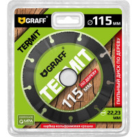 Отрезной диск по дереву GRAFF Termit 115 мм для УШМ болгарки termit115