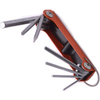 Набор имбусовых ключей HARDEN HEX, 1.5-8 мм, CRV, складные, сатин, 7 шт. 540610