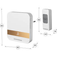 Звонок беспроводной Elektrostandard DBQ24M WL 52M IP44 Белый a047173