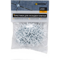 Крестики для плитки (200 шт; 1 мм) 3D Krestiki 00-00000677