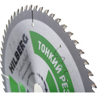 Диск пильный Hilberg Industrial Дерево Тонкий Рез 190x20x60Т HWT193