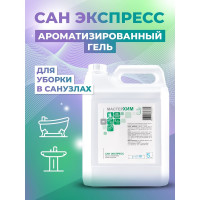 Гель для уборки в санузлах на основе кислот МАСТЕРХИМ САН ЭКСПРЕСС 5кг 010КП5