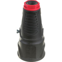 Кабельная розетка PCE 16A 220V 2P+E IP20 корпус черный, маркер красный 2510-sr