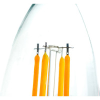 Светодиодная лампа General Lighting Systems Филамент прозрачный E14 7Вт 230В 490Лм 2700К Теплый белый свет Свеча GLDEN-CS-7-230-E14-2700 646500