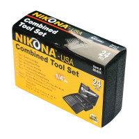 Мини набор слесарных инструментов NIKONA в пластик. коробке, 24пр 88-824