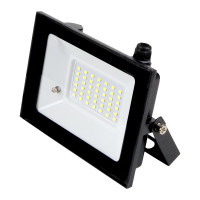 Светодиодный прожектор с микроволновым датчиком General Lighting Systems 50Вт 2310Лм 6500К Холодный белый свет IP65 Черный GTAB-50-IP65-6500-S 403700