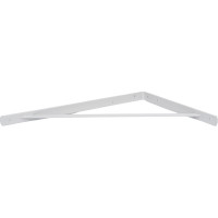 Усиленный кронштейн MFK-TORG модель 9 500х340 4мм белый SB-06 К-26