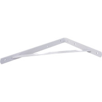 Усиленный кронштейн MFK-TORG модель 9 400х270 4мм белый SB-06 К-24
