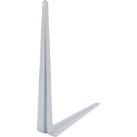 Кронштейн MFK-TORG модель1 Л 350х300 0.9мм белый 12 14 К-105 Л