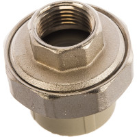 Муфта комбинированная разъемная с внутренней резьбой VALFEX PP-R серая, 25 мм х1/2" 10155115Г 127-0333