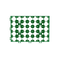 Газонная решетка Gidrolica 60х40х6,4 см - пластиковая зеленая кл.D400 601