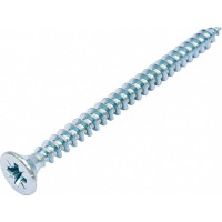 Саморез КРЕП-КОМП белый цинк POZY 6х 80 100шт бд680ф