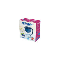 Водоочиститель кувшин Аквафор Престиж А5 модель Р80А5SM синий кобальт