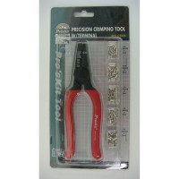 Клещи для обжима неизолированных клемм в комплекте с клеммами ProsKit 8PK-CT005 150 шт. С00036253