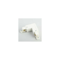 Коннектор левый FERON PRO-0435, белый, L-соединение 41080