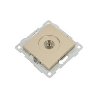 Механизм антенной розетки, GUSI ELECTRIC Bravo одинарной, СУ, шампань С10А1-027