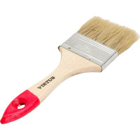 Малярная плоская кисть VIRTUS Standard натуральная щетина, 63 мм 001002063