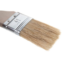 Малярная плоская кисть VIRTUS Standard натуральная щетина, 38 мм 001002038