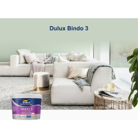 Краска для потолка и стен DULUX BINDO 3 (матовая; белая; база BW; 9 л) 5302489