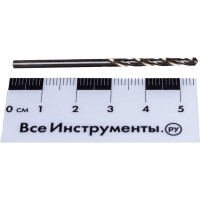 Сверло по металлу PRO класс А (2 шт, 2.5 мм, сталь Р6М5) GROSSMEISTER 021001025
