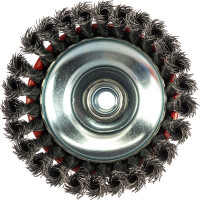 Щетка-крацовка чашечная (стальная проволока, 125 мм) GROSSMEISTER 021058003