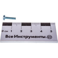 Винт с полуцилиндрической головкой КРЕП-КОМП цинк DIN7985 3х12 100шт вц312мф