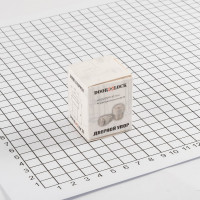 Дверной упор DOORLOCK DL DS004 CR полированный хром, 23/29 мм, высота 40 мм, серая резина 74230