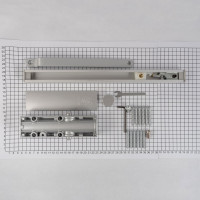 Доводчик DOORLOCK DL100S size 3 со скользящей тягой, серебристый, с функцией Hold Open 75513
