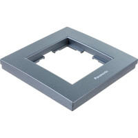 Рамка Panasonic Karre Plus 54802 1м темно-серая WKTF0801-2DG