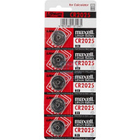 Батарейка Литиевый таблеточный элемент питания Maxell CR2025 BL-5 (блист. 5шт) 80131265