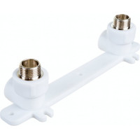 Монтажная планка VALFEX PP-R белая, 20х1/2 дюйма НР, под смеситель 10123020 127-1647