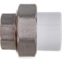 Комбинированная муфта VALFEX PP-R белая, разъем 20х1/2 дюйма ВР 10155015 127-0208
