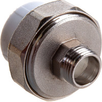 Комбинированная муфта VALFEX PP-R белая, разъем 32х1/2 дюйма НР 10156215 127-1645