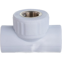 Комбинированный тройник VALFEX PP-R белый, 25х1/2 дюйма ВР 10127125 127-0517