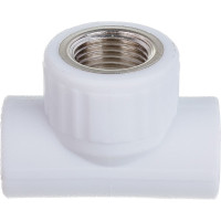 Комбинированный тройник VALFEX PP-R белый, 20х1/2 дюйма ВР 10127020 127-0515