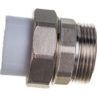 Комбинированная муфта VALFEX PP-R белая, разъем 32х1 1/4 дюйма НР 10156132 127-0228