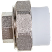 Комбинированная муфта VALFEX PP-R белая, разъем 32х3/4 дюйма ВР 10155220 127-0214