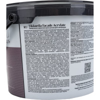 Краска Tikkurila FACADE ACRYLATE акрилатная, универсальная для фасадов и интерьеров, база A 2,7л 205606 700012340