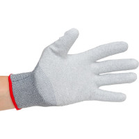 Нейлоновые перчатки с карбоновой нитью и полиуретановым покрытием ULTIMA CARBON ULT630/S