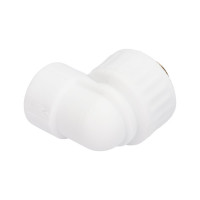 Комбинированный угольник VALFEX PP-R белый, 25х1/2 дюйма НР 10126125 127-0594