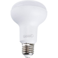 Лампа светодиодная General Lighting Systems GLDEN-R80-10-230-E27-2700, 10Вт, 835Лм, 230В, цоколь Е27, колба R80 (рефлектор), 2700К - теплый белый свет 628400