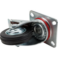 Колесо промышленное поворотное с тормозом SCB97 85 мм MFK-TORG 4003085